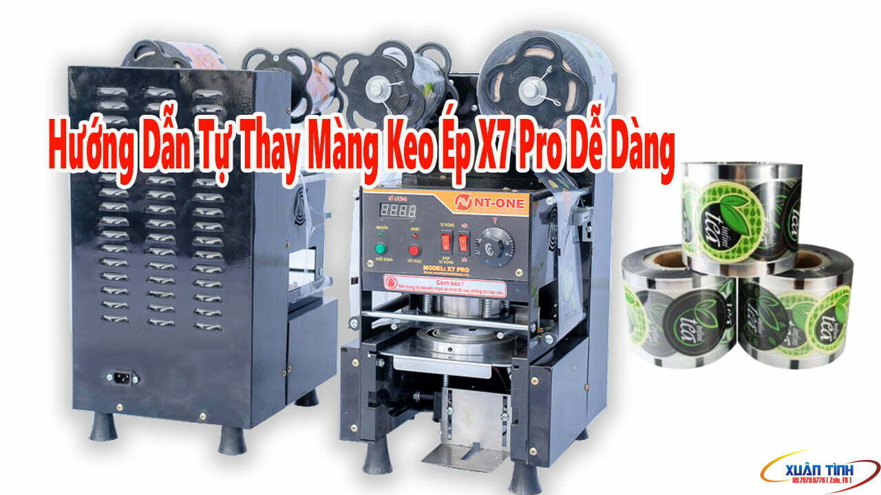 Cách thay keo máy ép ly tự động
