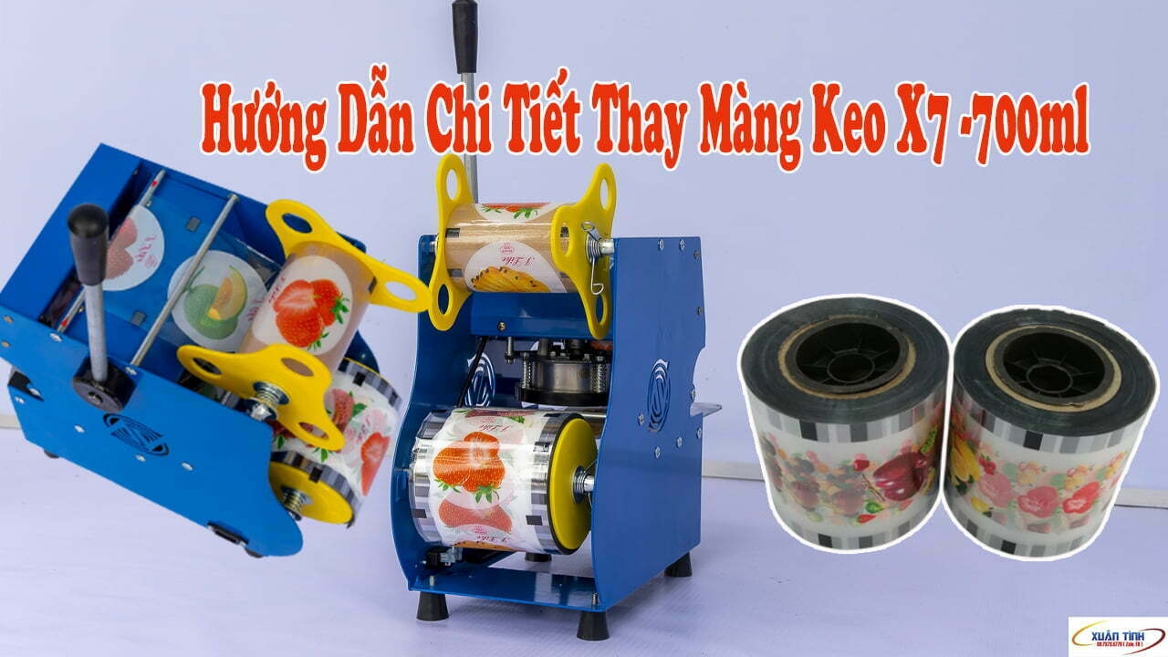 Cách thay keo máy ép ly x7